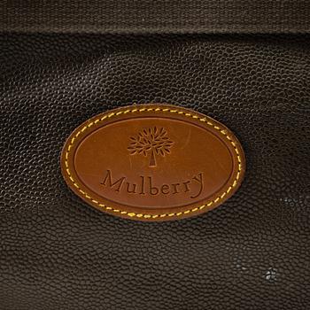 Mulberry Scotchgrain Wheeled Duffle Bag.