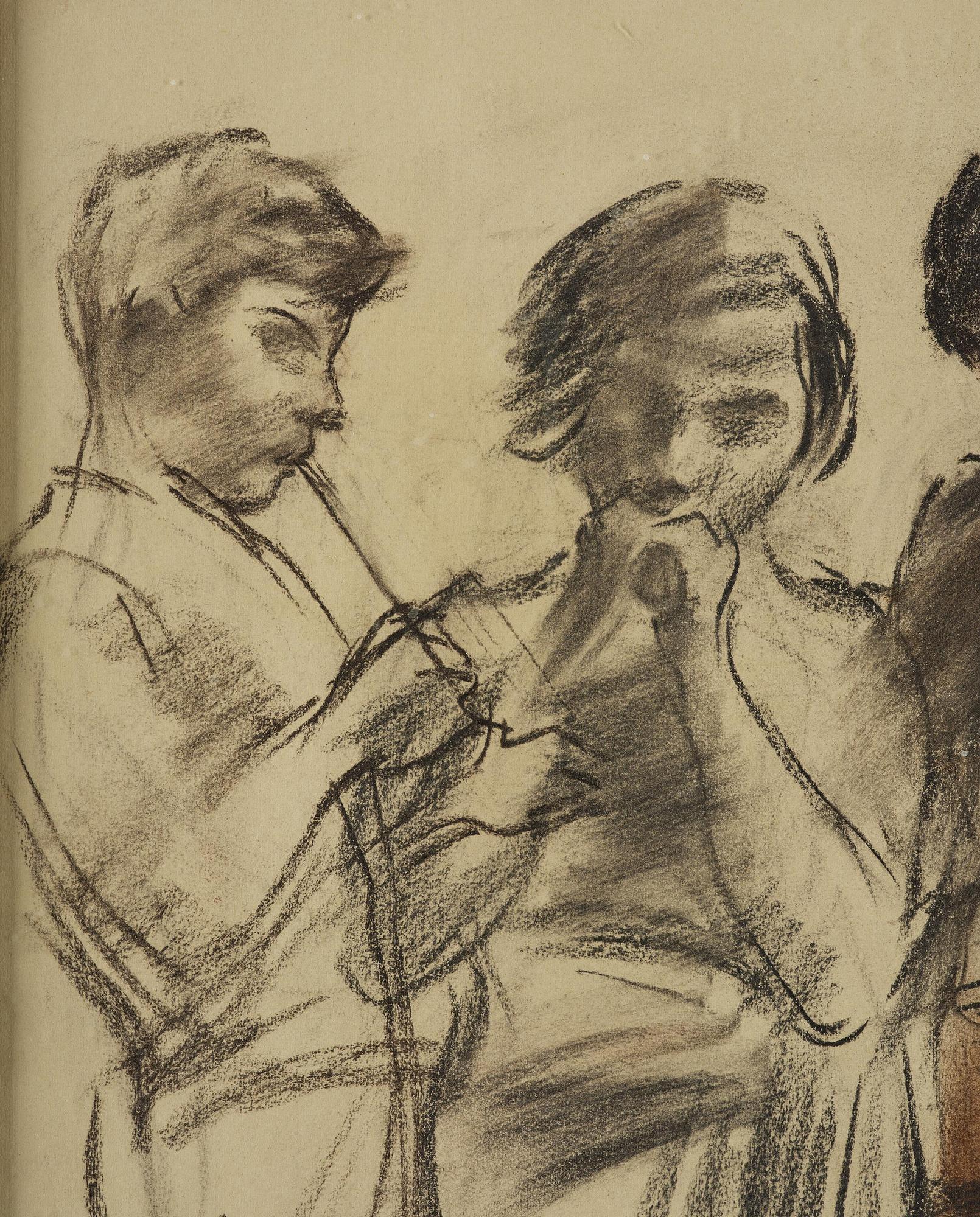 Lotte Laserstein, Children playing music.