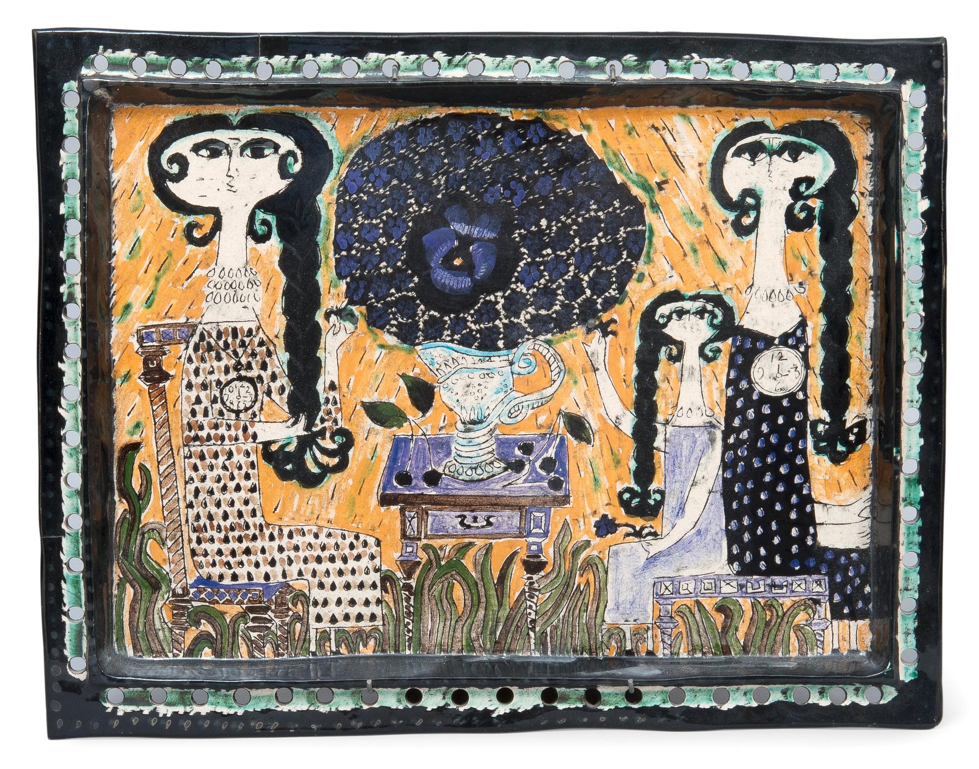 Birger Kaipiainen, A CERAMIC DISH.