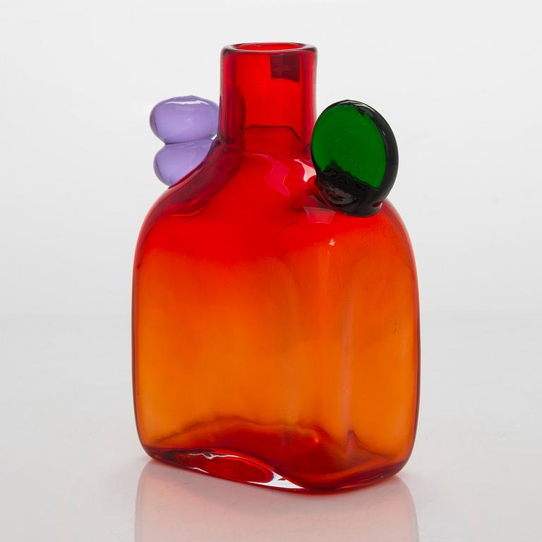 Oiva Toikka,"Pampula" pullo signeerattu Oiva Toikka Nuutajärvi Notsjö.