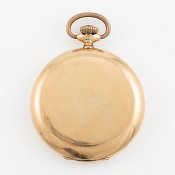 Pocket watch, 14K gold, hunter, Andreas Svensson Malmö, Boliden Gold, 50.5 mm.