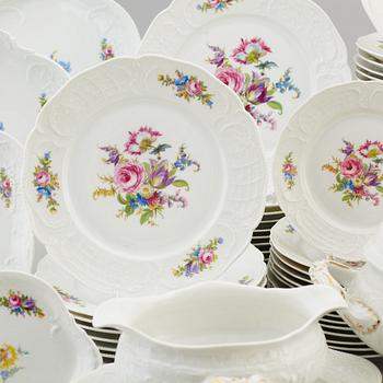 A Rosenthal 'Sanssouci' porcelain part coffee and dinner service, Germany, 20th century (76 pieces).