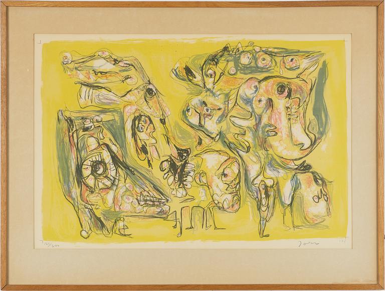 Asger Jorn, "Le Forêt Demivierge".