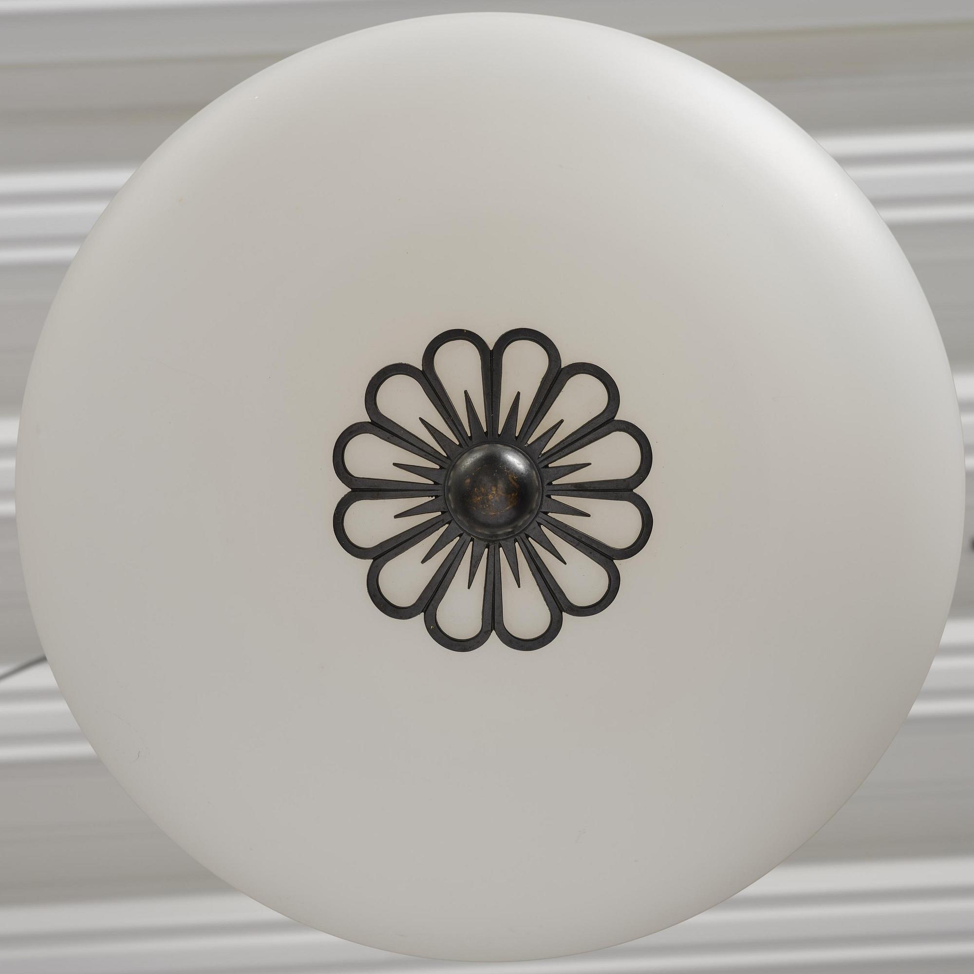 Erik Tidstrand, a rare Swedish Grace ceiling lamp model 25895, Nordiska Kompaniet, Sweden, 1920s.