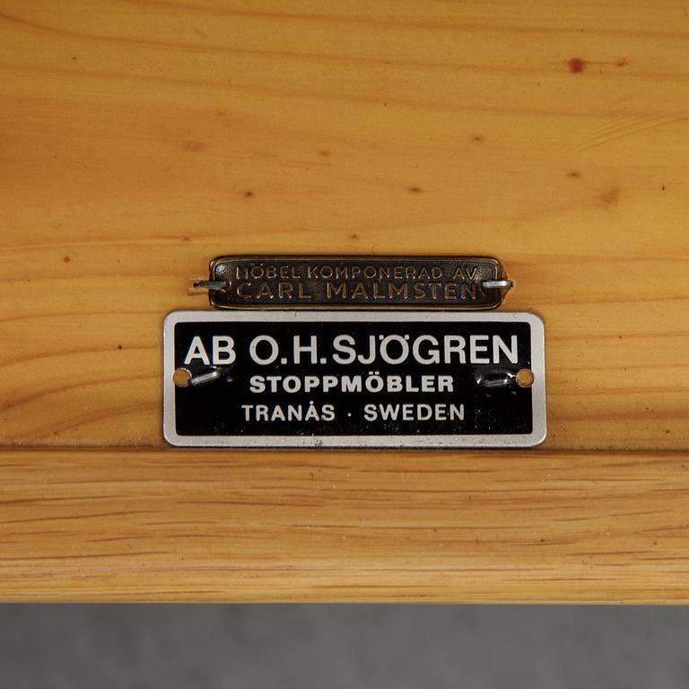 Carl Malmsten, a 'Visingsö' oak sofa.