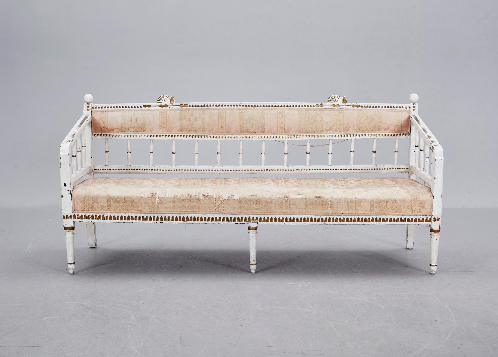 SOFFA, sengustaviansk, Lindome, 1800-talets början.