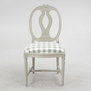 A Gustavian style desk with a chair, Åmells Möbler.