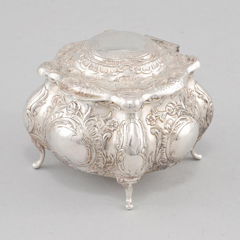 SOCKERSKRIN, silver, GEWE, 1975. Vikt ca 330 g.
