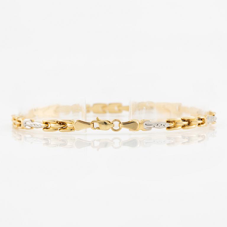 Bracelet, 14K gold,.