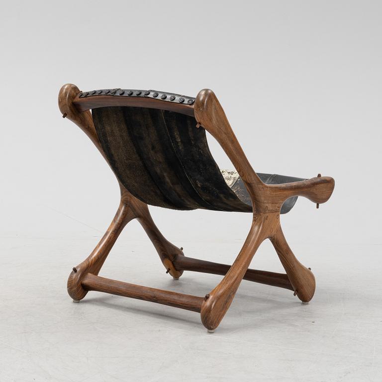 Don Shoemaker, a 'Sloucher' rosewood easy chair from Señal S.A.; Mexico, 1960's.