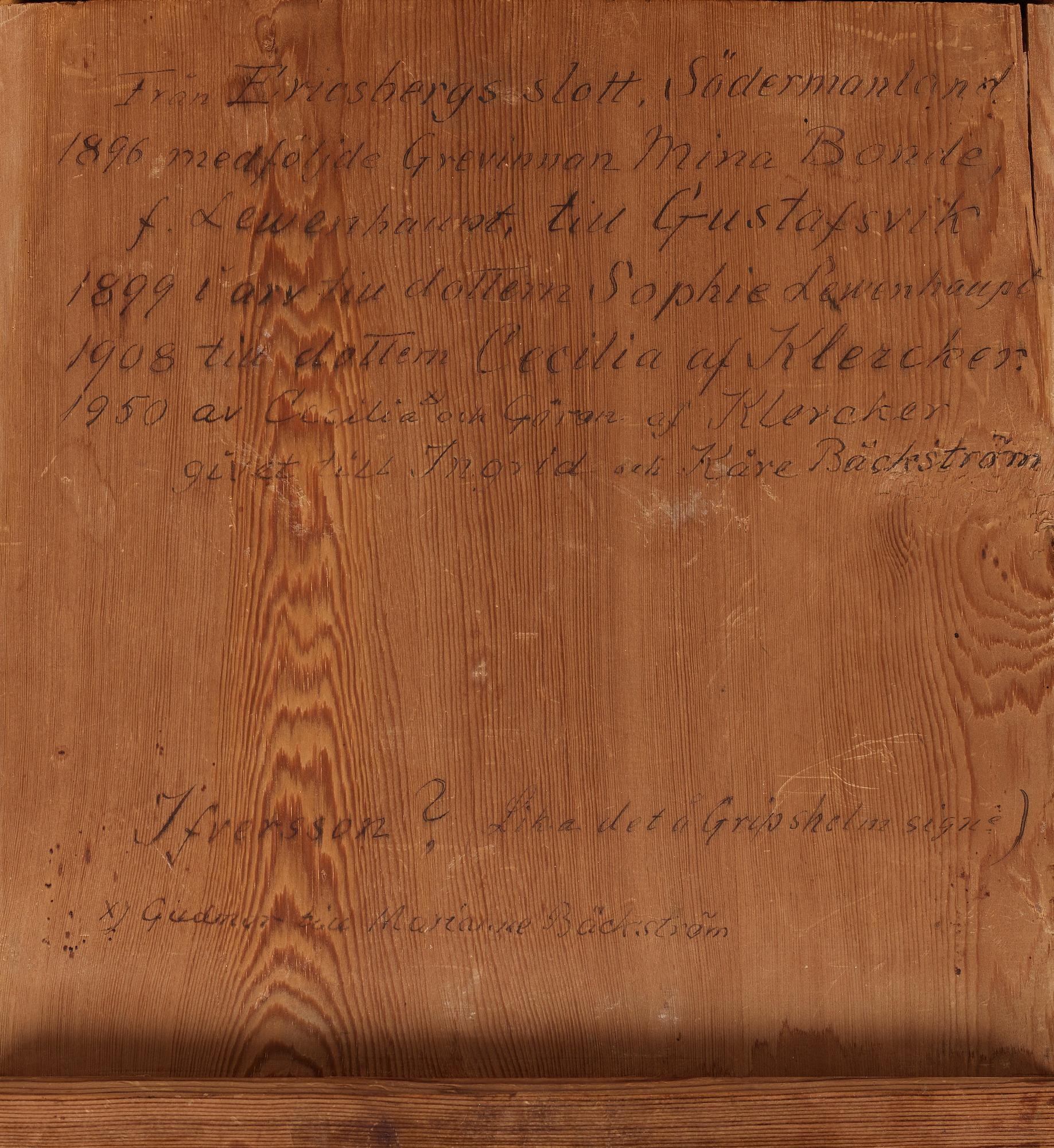 DAMARBETSBORD, av Anders Lundelius (mästare i Stockholm 1778-1823), ej signerat, gustavianskt.