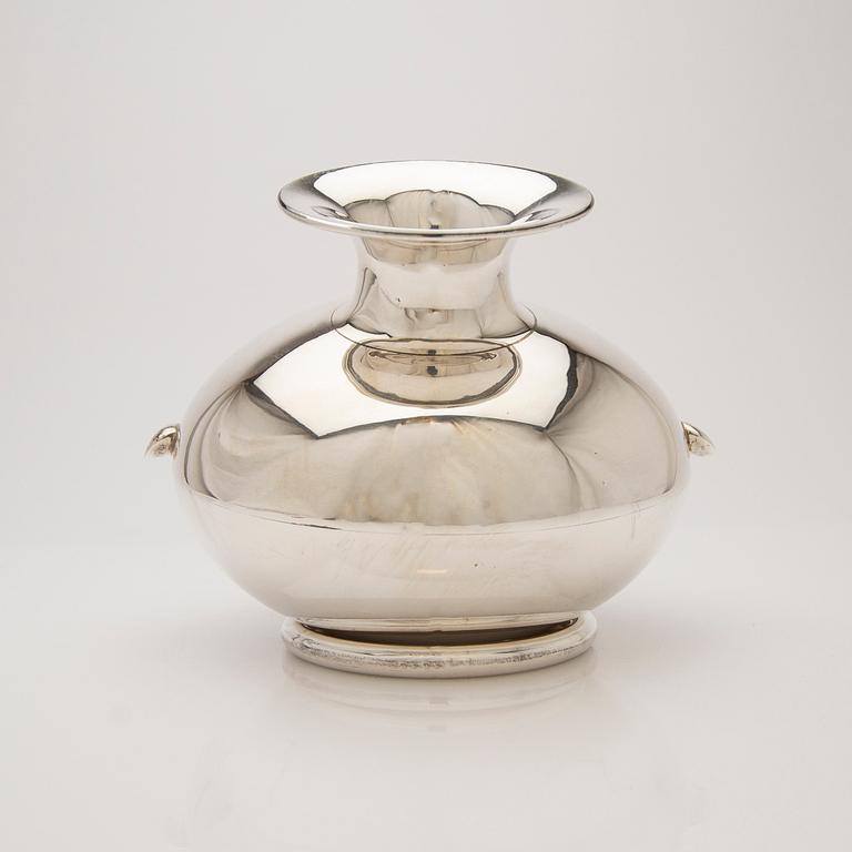 Decanter, sterling silver, Mexico.