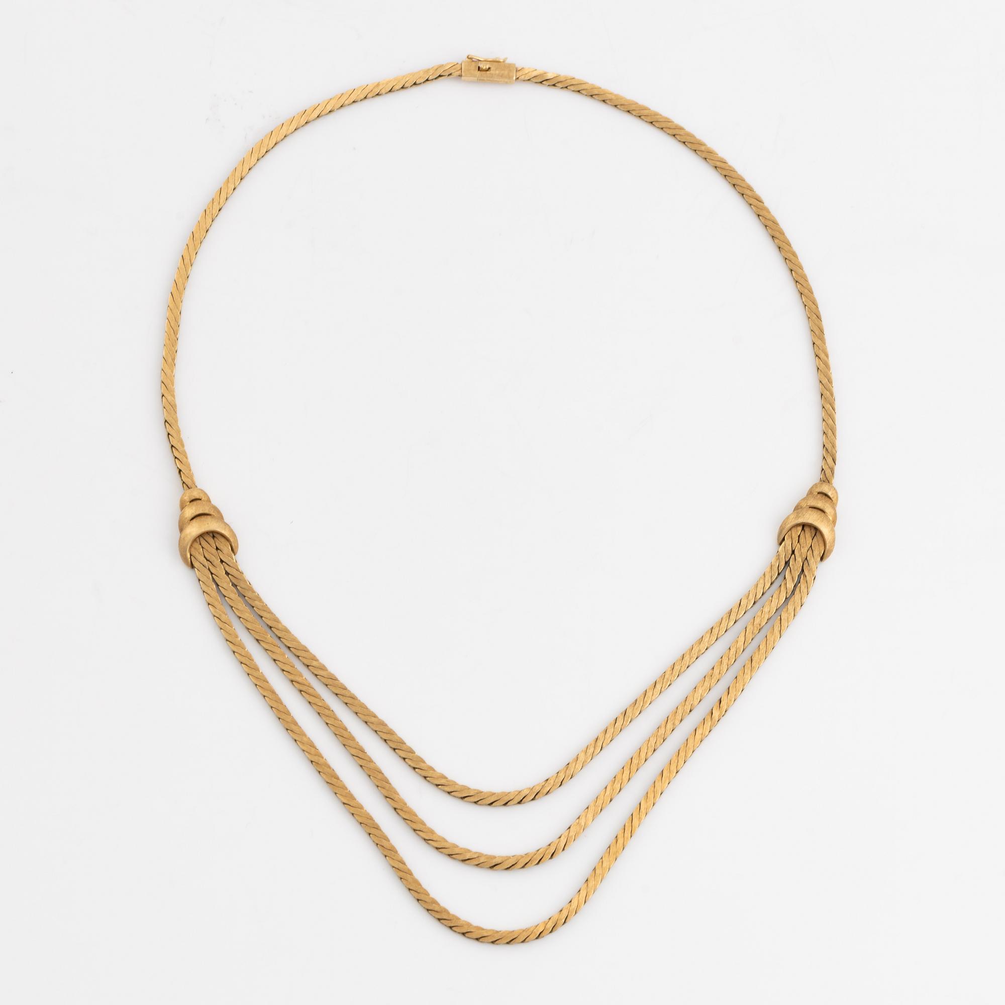 Collier, 18K guld.