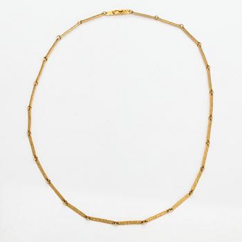 Björn Weckström, Halsband "Lapinpuomit", 14K guld. Lapponia 1973.