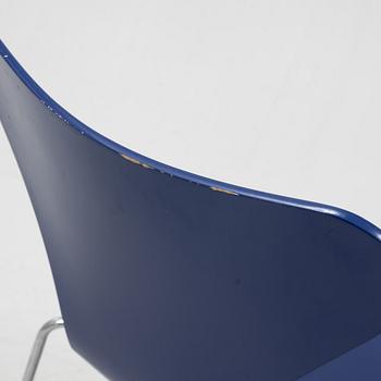 Arne Jacobsen, stolar, 4 st, Fritz Hansen, Danmark, daterade 1989.