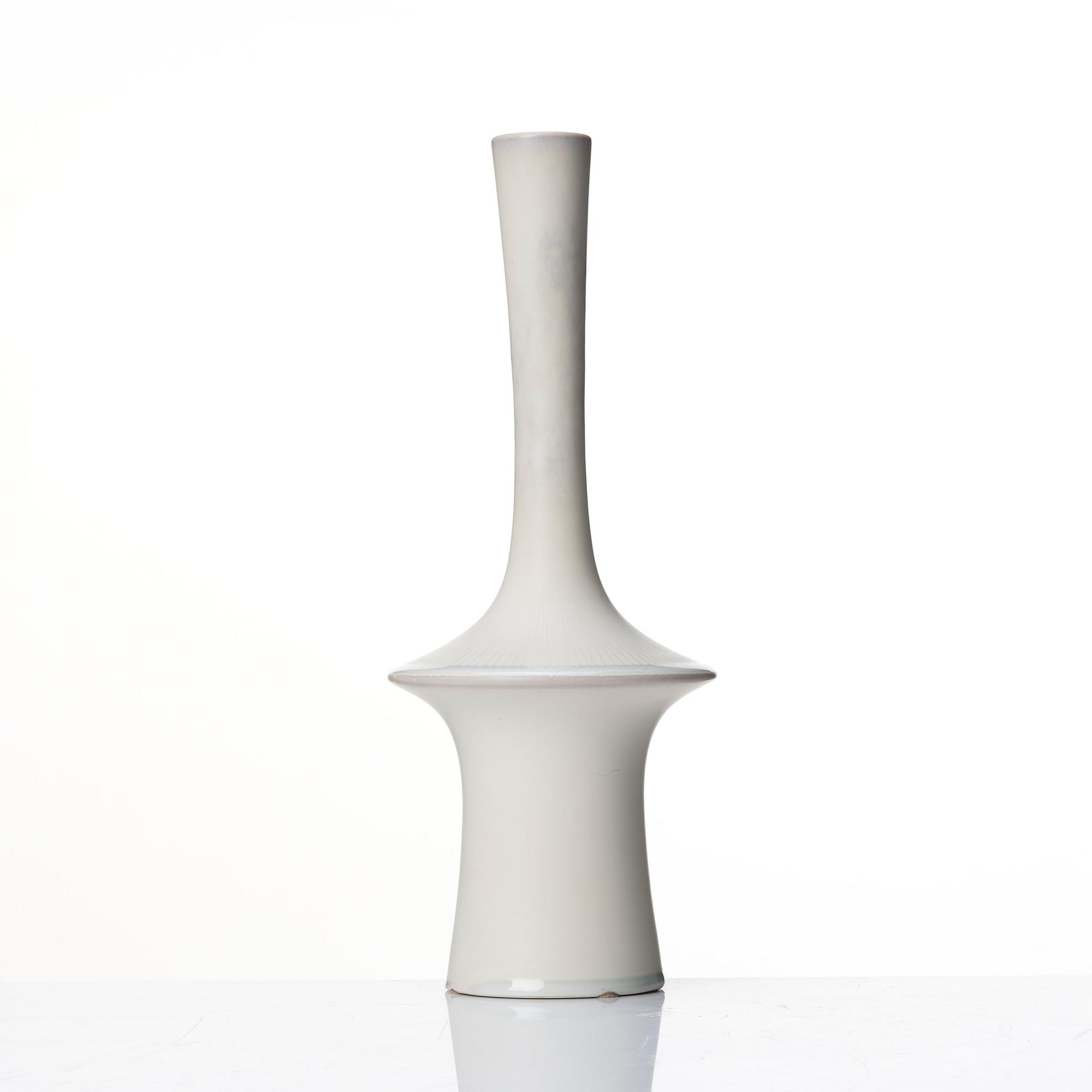Stig Lindberg, a stoneware vase, Gustavsberg studio, Sweden 1962.