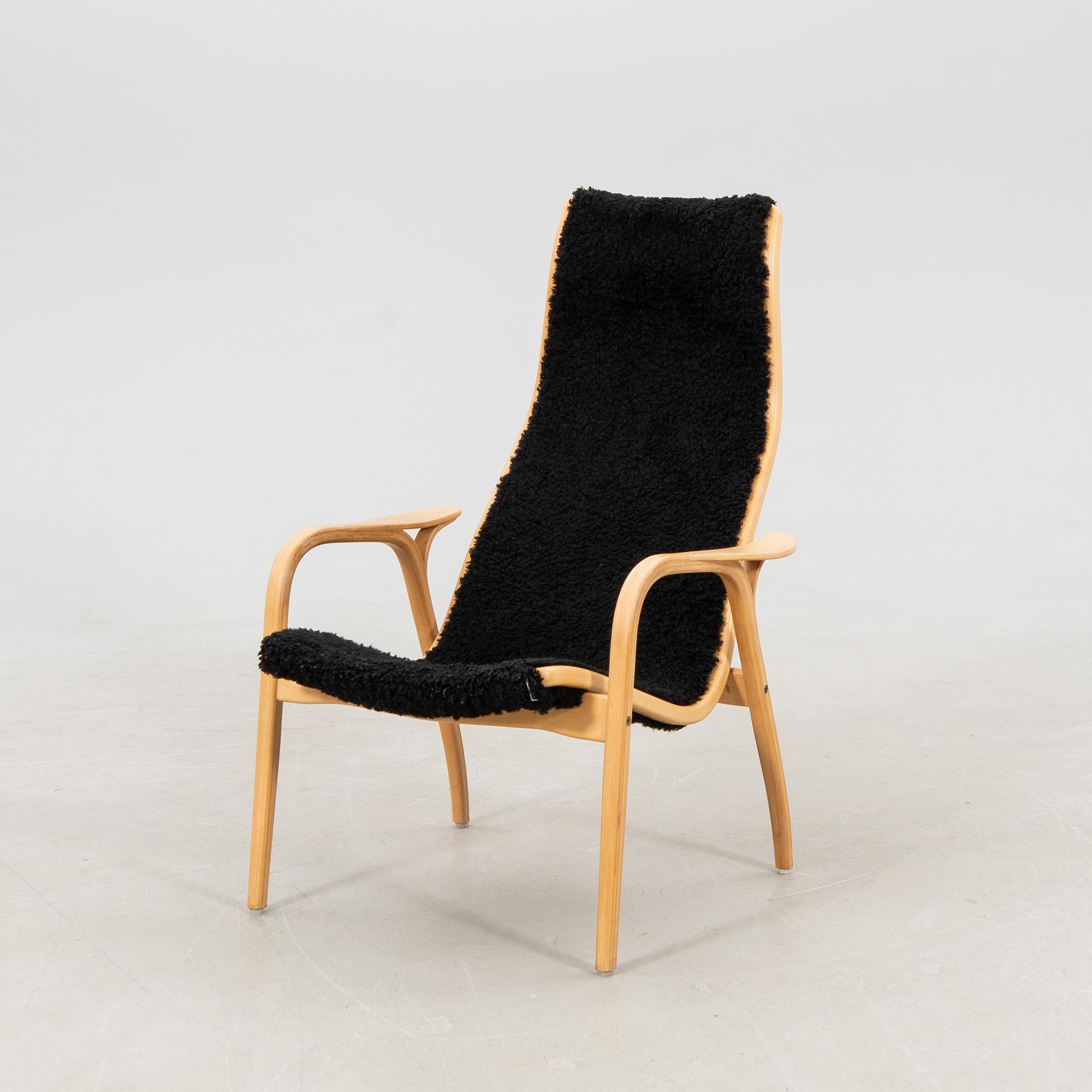 Yngve Ekström, fåtölj "Lamino", Swedese 1970/80-tal.