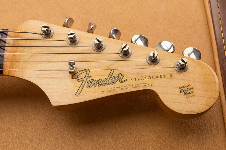 ELGITARR, Fender Stratocaster, 1965, Sunburst - time capsule condition.