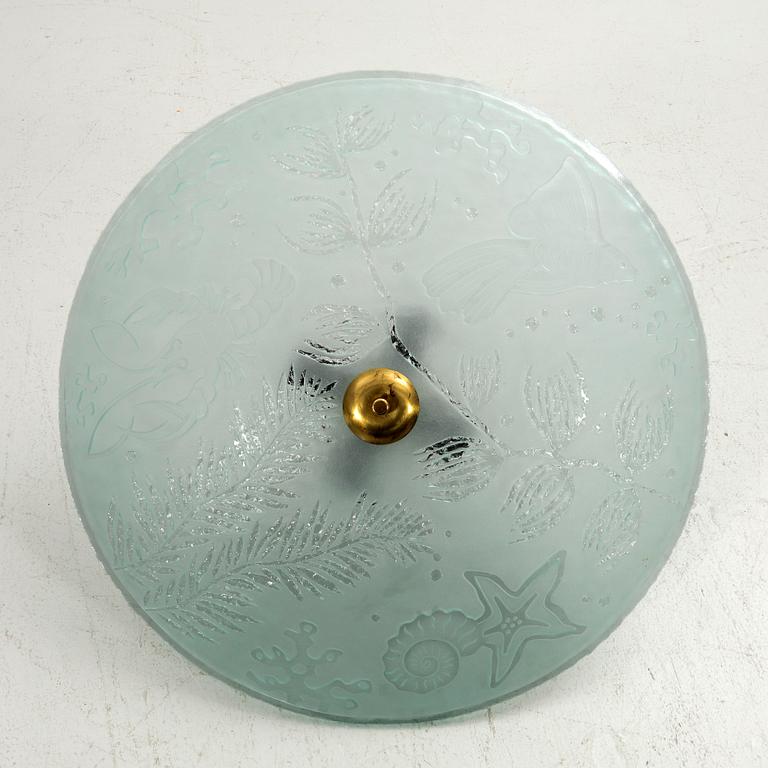 Ceiling lamp, Swedish Modern, Glössner, 1940s.