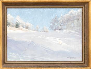 Robert Lundberg, Winter Scene.