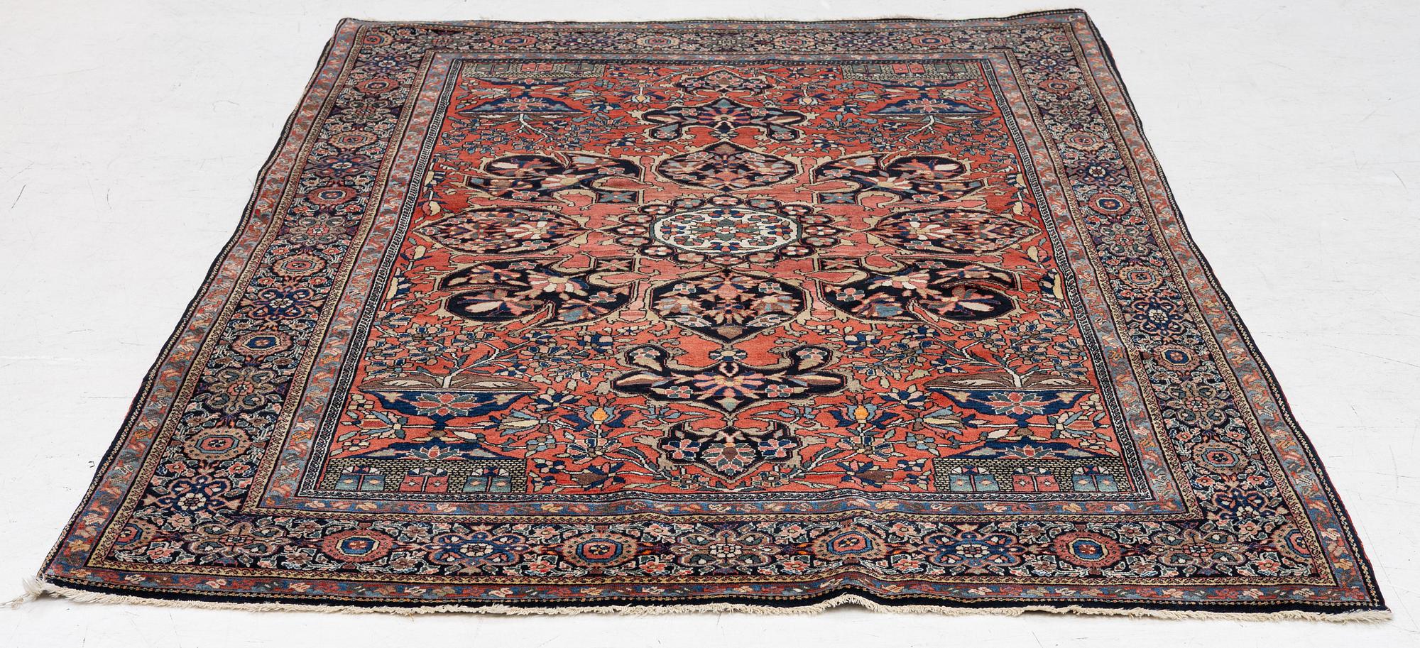 Matta, Keshan, ca 190 x 130 cm.