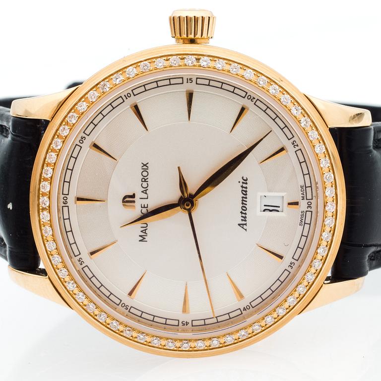 ARMBANDSUR, dam, Maurice Lacroix LC6003, 18k guld med diamanter.