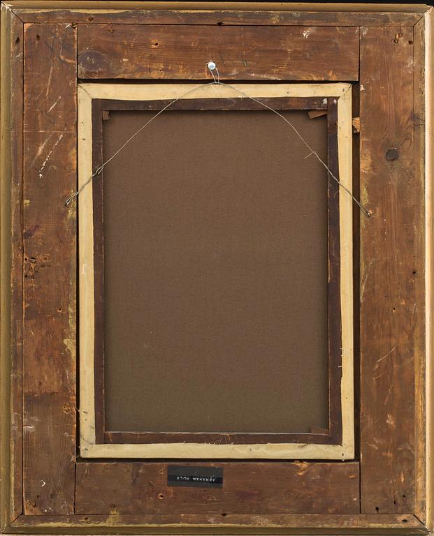 ABRAHAM II HULK, olja på duk, signerad A Hulk junior.