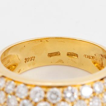 Ring, 18K gold with brilliant-cut diamond 2,14 ct, Garavelli Aldo.