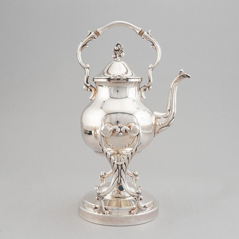 A rococo-style silver plated coffee- and tea service, Birmingham Silver Co, USA, 20th century. (7 pieces).