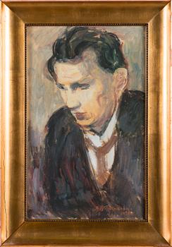 JALMARI RUOKOKOSKI, oil on board, signed and dated 1914.