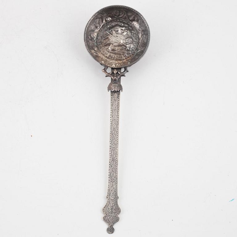 A Tiflis Silver Ladle, mark of Assay Master Egor Ivanovich Blomberg 1868.