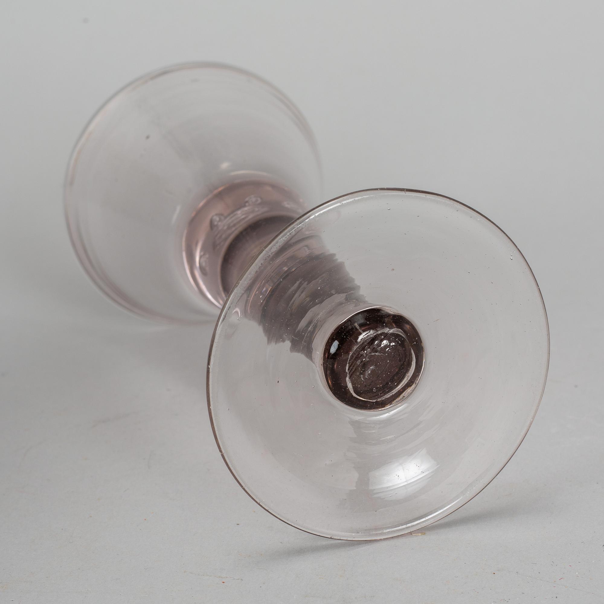 A late 18th/early 19th century glass.