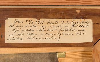 Albert Edelfelt, Studie till verket "Ett barns likfärd".