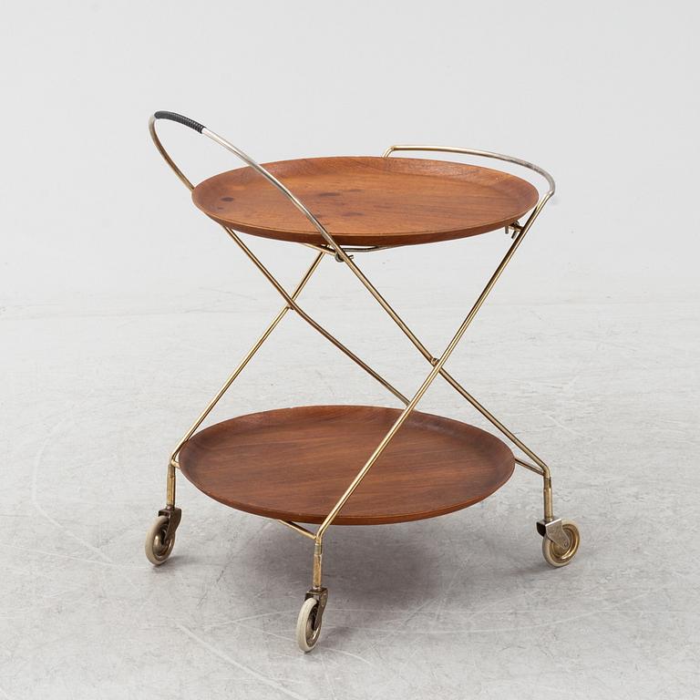 A drinks trolley, mid 20th Century.