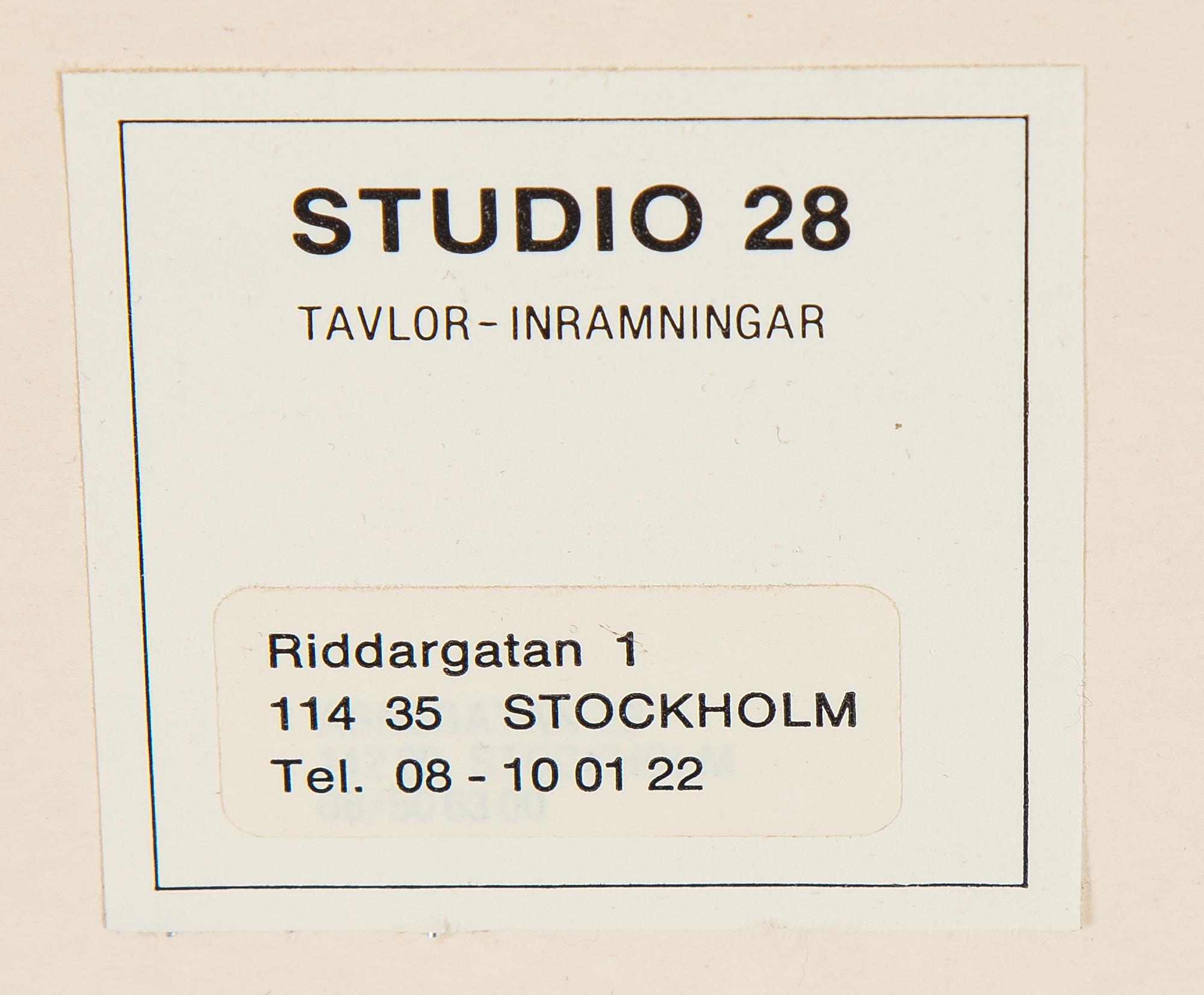 Edouard Boubat and group exhibition with Swedish photographers, 2 exhibition posters from Camera Obscura 1981.