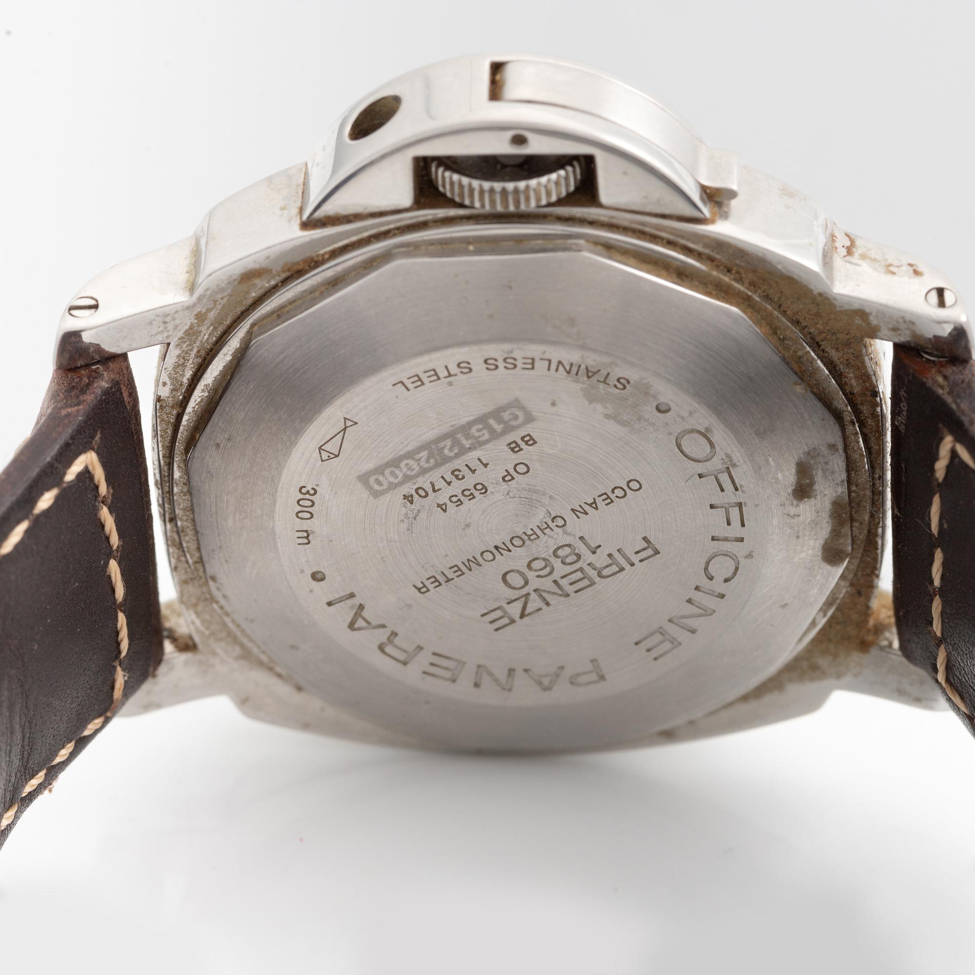 Panerai, Luminor GMT, wristwatch, 44 mm.