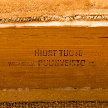 CARL GUSTAF HIORT AF ORNÄS, nojatuoli, "Prinssi", Puunveisto Oy - Träsnideri Ab, 1950-luku.