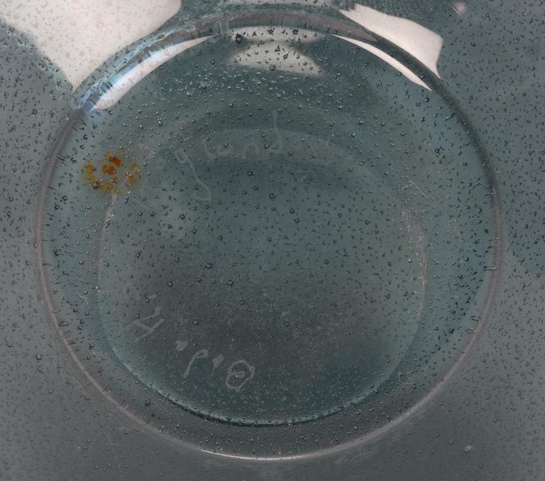 VAS, glas, Erik Höglund, Boda, sign.