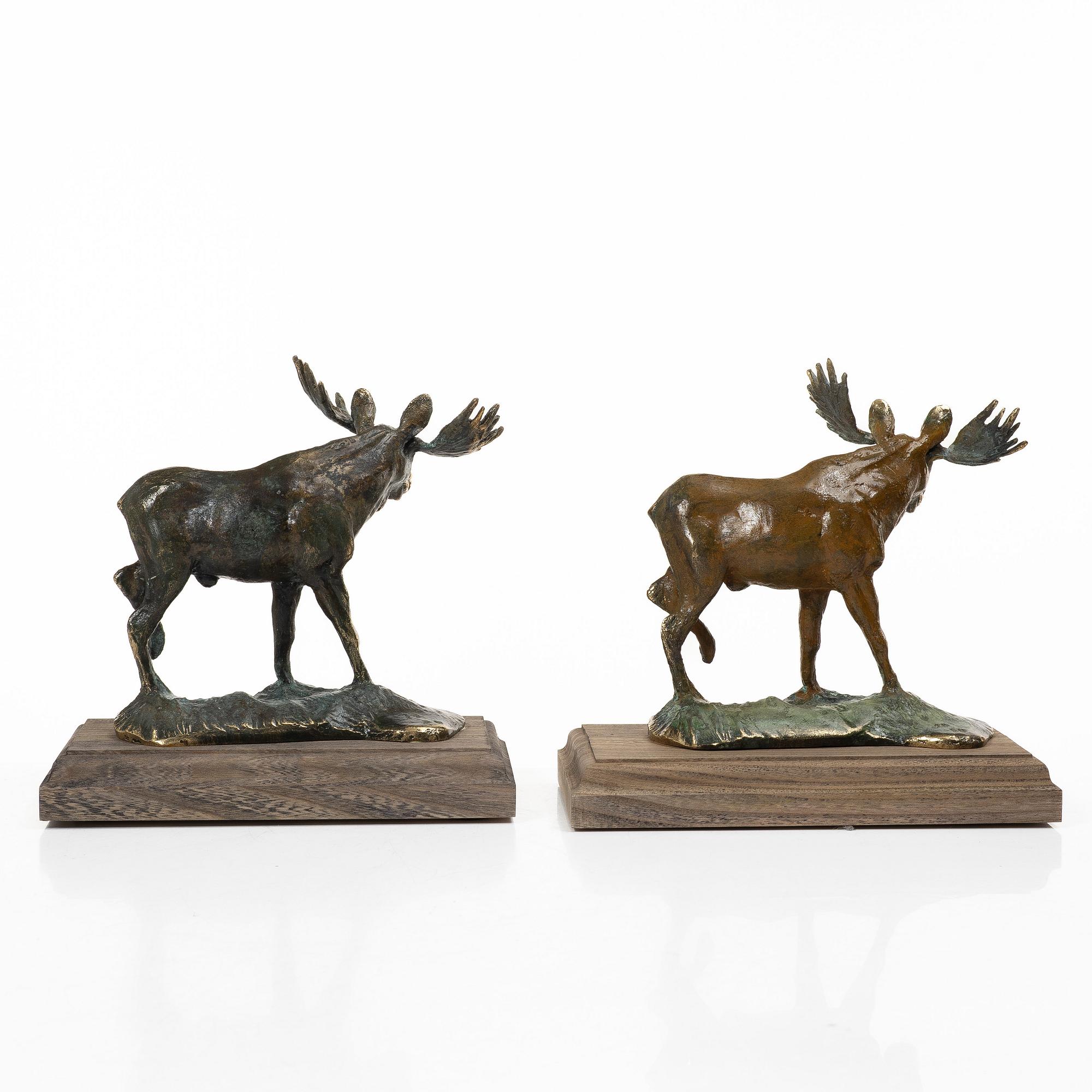 Torbjörn Forsberg, Moose bulls, 2 pcs.