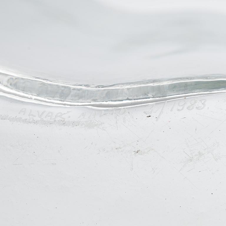 Alvar Aalto, a '3031' vase signed Alvar Aalto 3/1983.