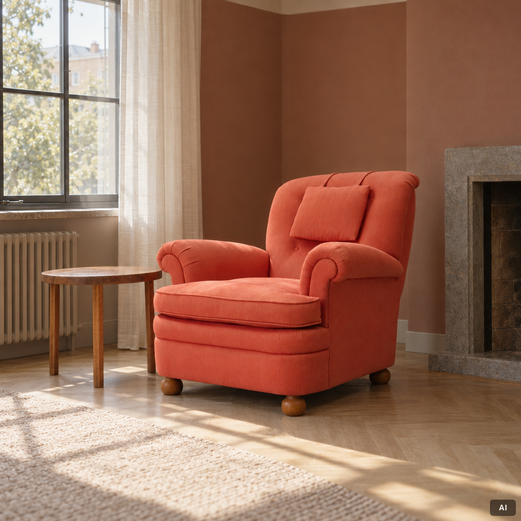 Josef Frank, Armchair, model 336, Firma Svenskt Tenn.