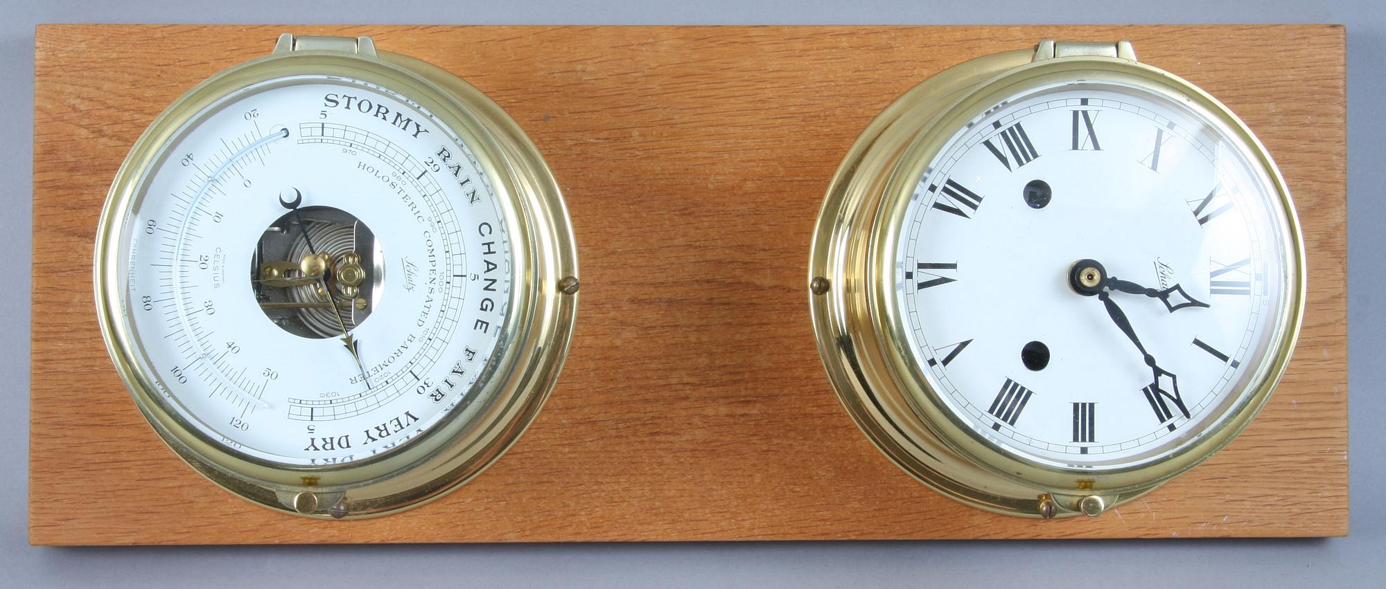 SKEPPSKLOCKA samt BAROMETER, Schatz.