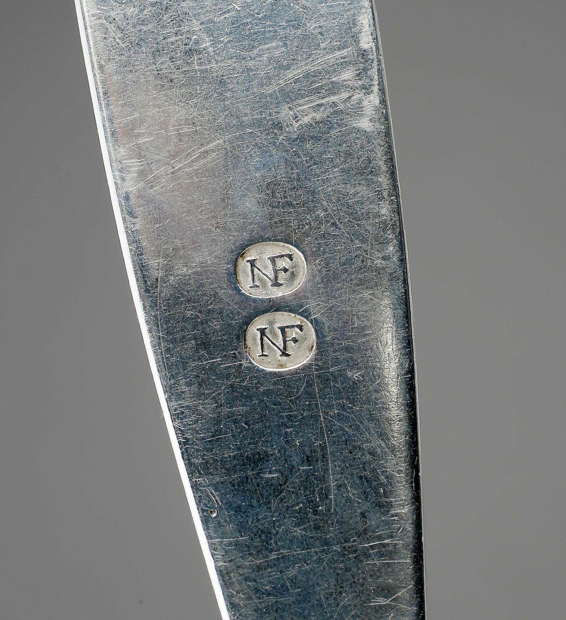 BESTICKDELAR, 22, olika mästare och ålder samt modell, bland annat Carl Tengstedt, Göteborg 1833. Vikt ca 918 gram.