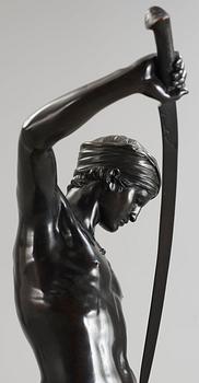 Jean Antonin Marius Mercié, "David vainqueur" (= The winner David).