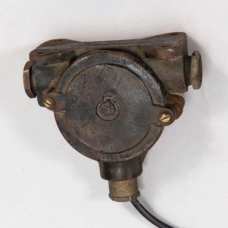 A pair of mid-20th century ceiling lamp model 2521 for Idman, Finland.