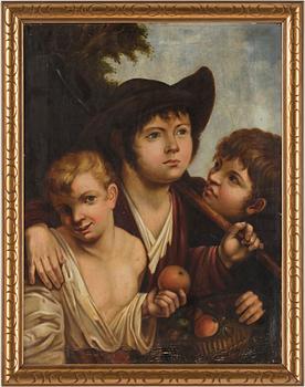 OKÄND KONSTNÄR, olja på duk, 1800-tal, ej signerad.