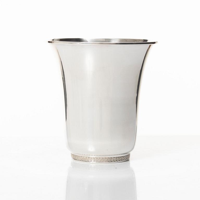 Skål samt bägare, silver, Sverige 1960-tal.