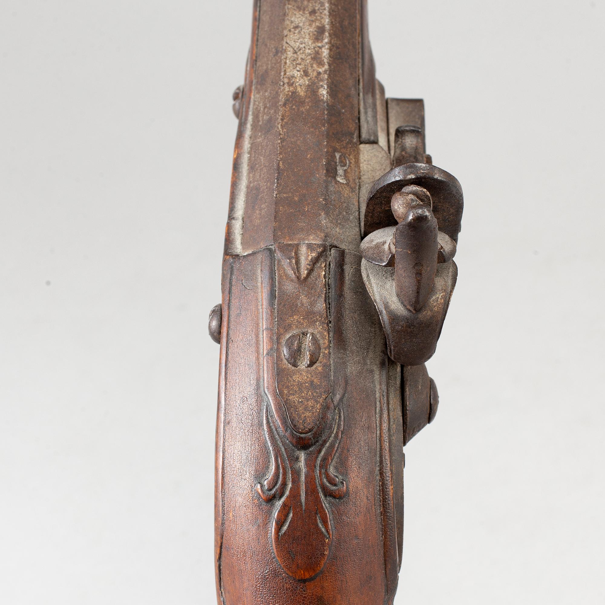 A late 18th century pistol.