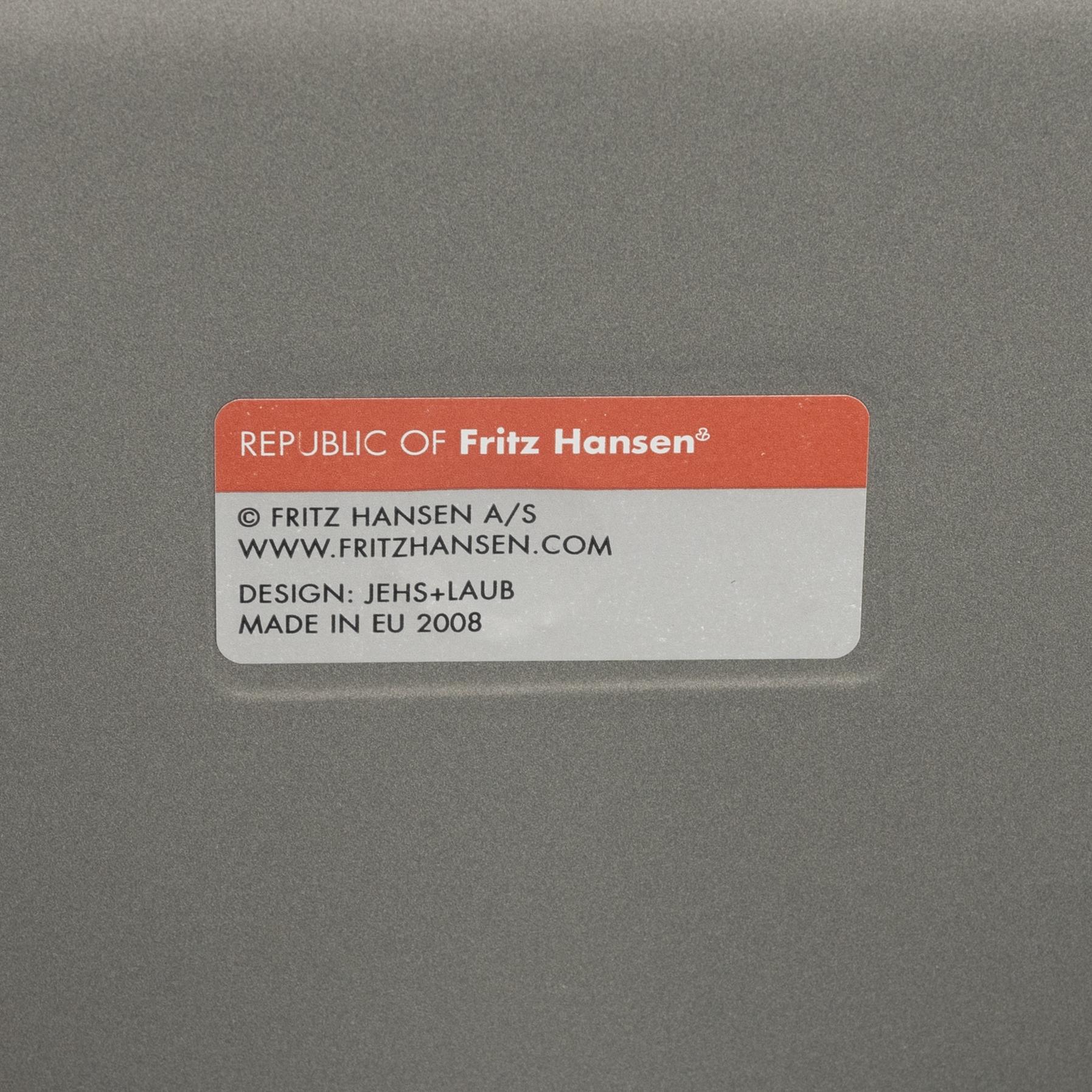 Jurgen Laub & Markus Jehs, chairs, model "JL10", a pair, Fritz Hansen.