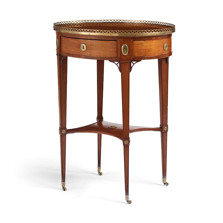 Bord, tillskrivet Gottlieb Iwersson (mästare i Stockholm 1778-1813), Sengustavianskt.